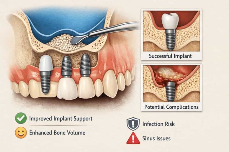 Sinus Lift Surgery for Upper Jaw Implants: Benefits and Risks