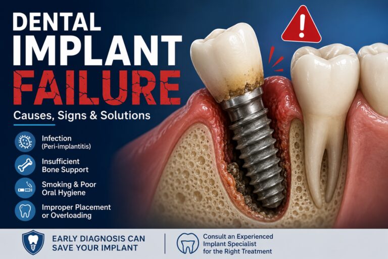 Dental Implant Failure: Causes, Symptoms, Treatment & Prevention (2026 Guide)