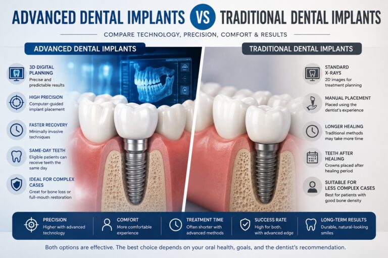 Advanced vs Traditional Dental Implants Explained