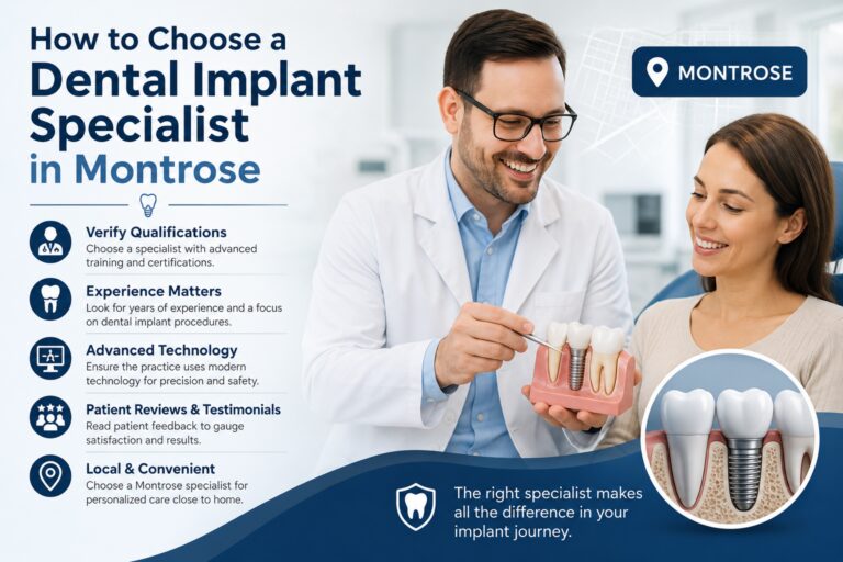 How to Choose a Dental Implant Specialist in Montrose